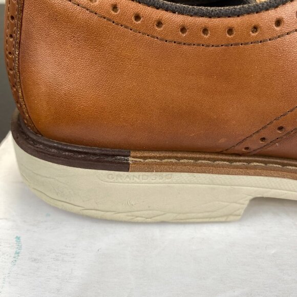 Cole Haan Men\'s Original Grand Wingtip Oxford Brown Leather Size 11M C34120
